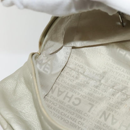 Chanel Le Marais Bowler Bag Quilted Leather, SILVER, LEATHER, Handbag