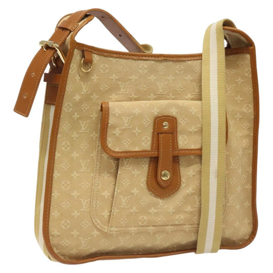 Louis Vuitton Mary Kate Messenger Bag Mini Lin, BEIGE, CANVAS, Crossbody bag