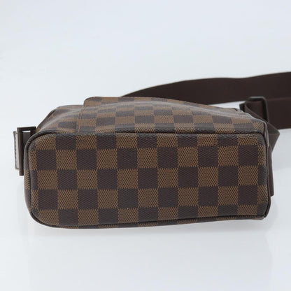 Louis Vuitton Olav Handbag Damier, BROWN, CANVAS, Shoulder bag