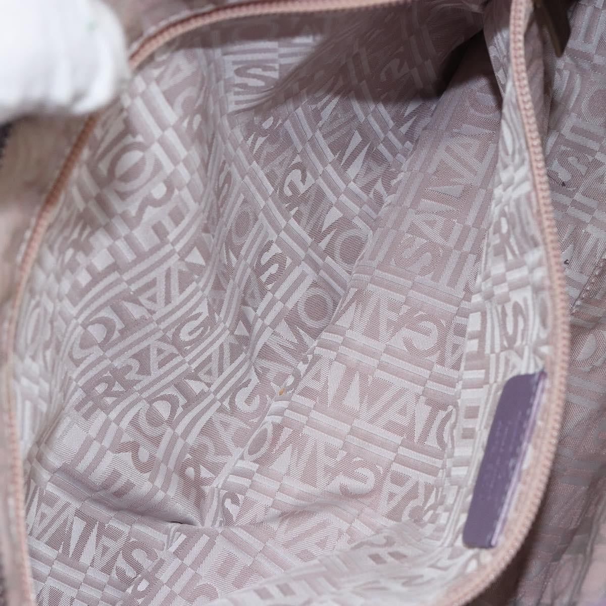 Salvatore Ferragamo Marisa Satchel Leather, PURPLE, LEATHER, Handbag