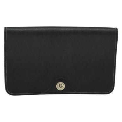 Christian Dior Vintage Honeycomb chain Canvas, BLACK, CANVAS, Handbag