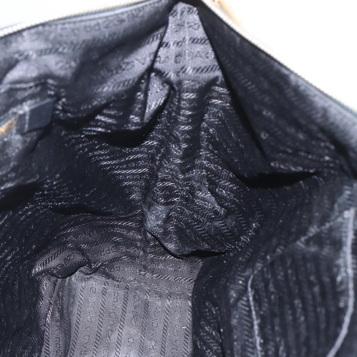 Prada Belted Tote Tessuto, BLACK, NYLON, Tote bag
