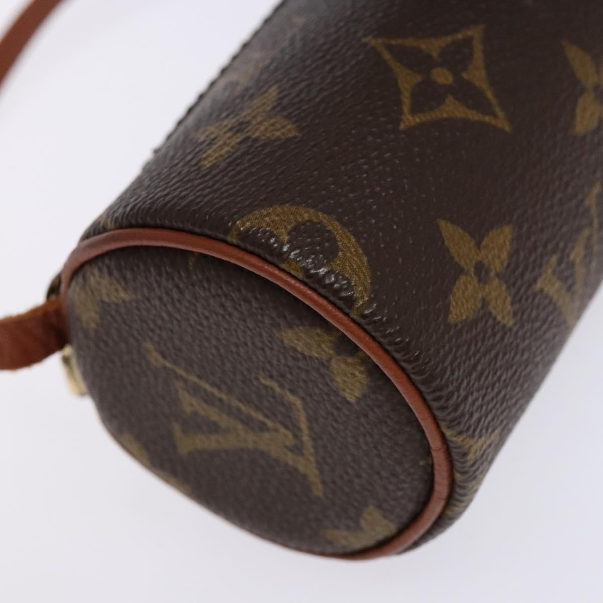 Louis Vuitton Papillon Pochette Monogram Canvas, BROWN, CANVAS, Handbag