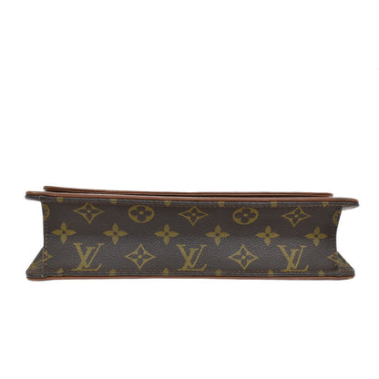 Louis Vuitton Dame Pochette Monogram Canvas, BROWN, CANVAS, Clutche & pouche