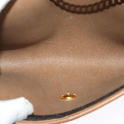 Christian Dior Vintage Honeycomb Flap Crossbody Bag Canvas and Leather, BLACK, CANVAS, Crossbody bag