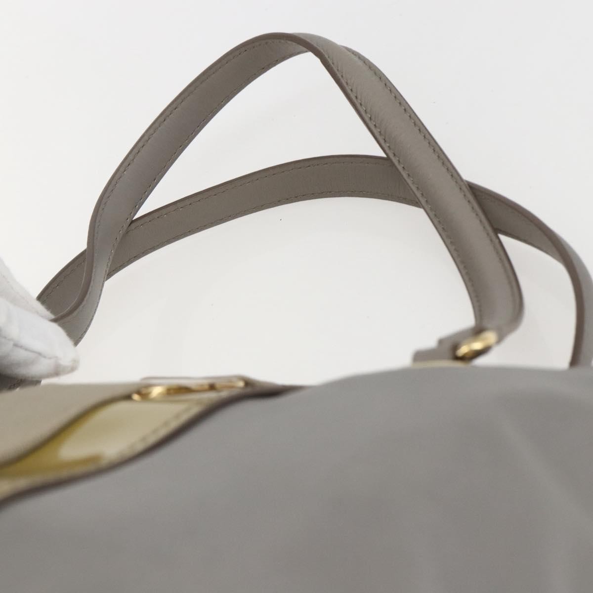 Salvatore Ferragamo Vala tote Leather, GRAY, LEATHER, Tote bag