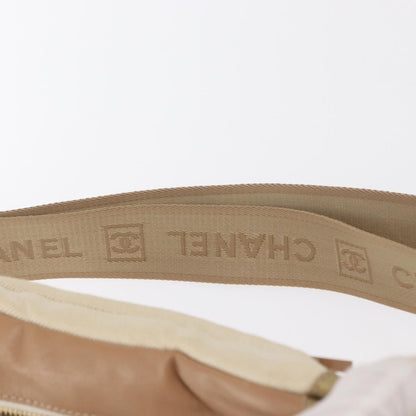 Chanel sports shoulder bag Coco mark, BEIGE, CANVAS, Shoulder bag