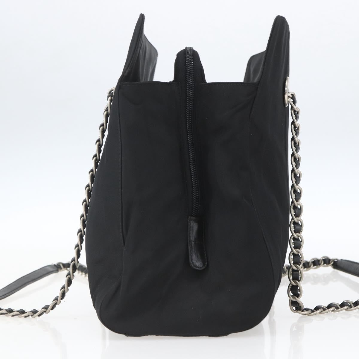 Prada Vintage Shoulder Bag Tessuto, BLACK, NYLON, Shoulder bag