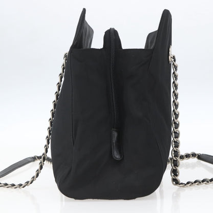Prada Vintage Shoulder Bag Tessuto, BLACK, NYLON, Shoulder bag