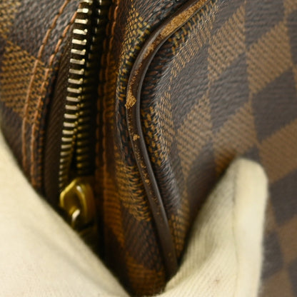Louis Vuitton Olav Handbag Damier, BROWN, CANVAS, Shoulder bag