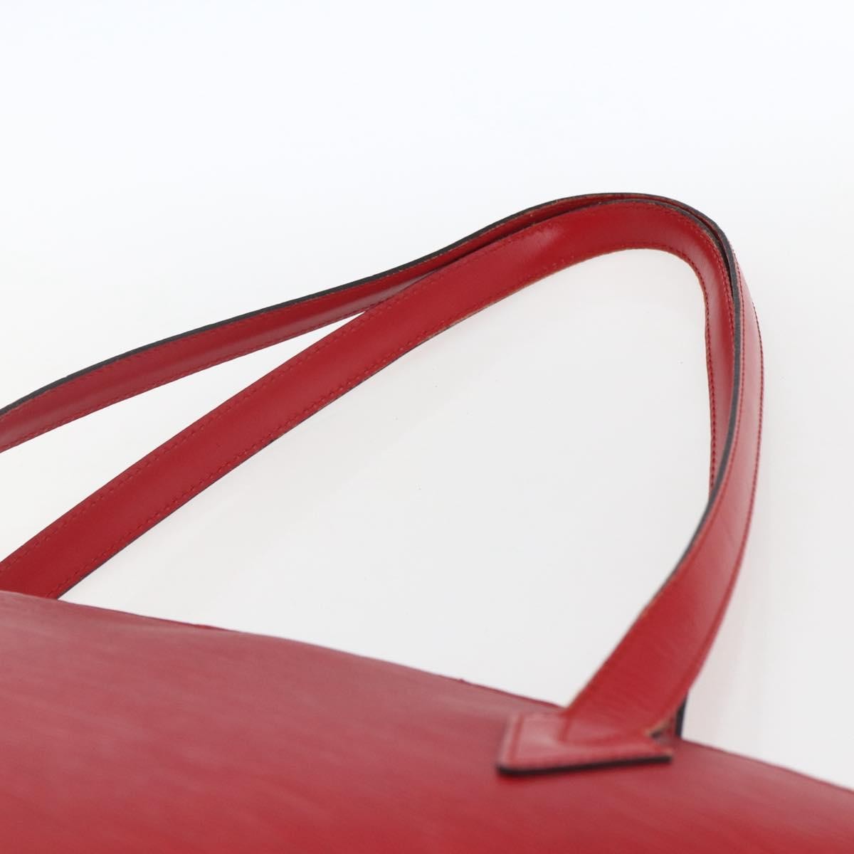 Louis Vuitton Saint Jacques Handbag Epi Leather, RED, LEATHER, Shoulder bag