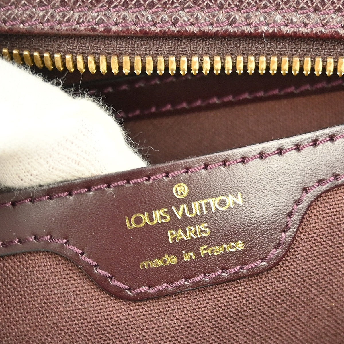 Louis Vuitton Reporter Bag Taiga Leather, PURPLE, LEATHER, Shoulder bag