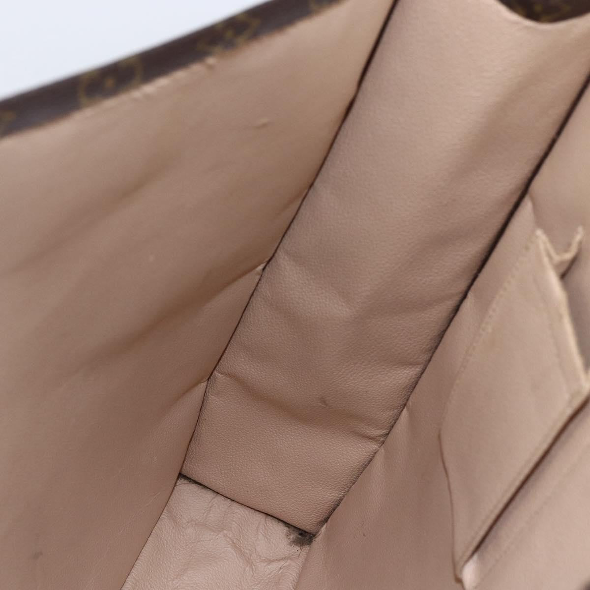 Louis Vuitton Vintage Sac Plat Bag Monogram Canvas, BROWN, CANVAS, Tote bag