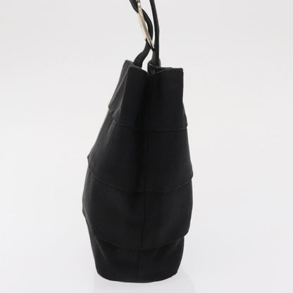Salvatore Ferragamo Vala Clutch bag Nylon, BLACK, NYLON, Clutche & pouche