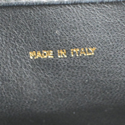 Chanel Vintage Tassel Box Bag Quilted Leather, BLACK, LEATHER, Shoulder bag