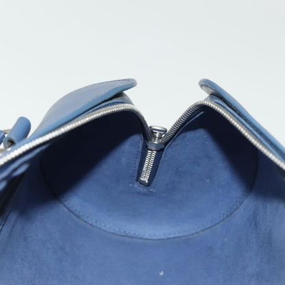 Louis Vuitton Soufflot Handbag Epi Leather, BLUE, LEATHER, Shoulder bag