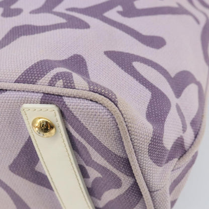 Louis Vuitton Tahitienne Cabas Canvas, PURPLE, CANVAS, Tote bag