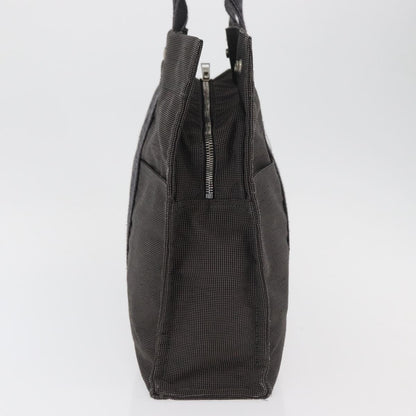 Hermes Fourre-tout Herline Canvas, Gray, Canvas, Tote Bag