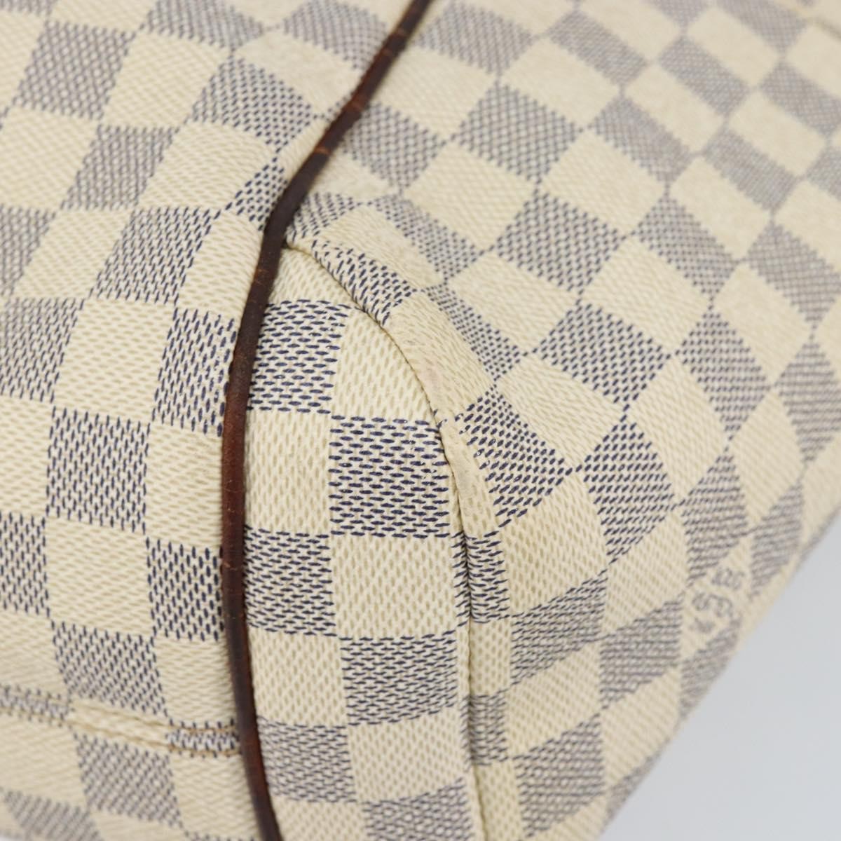 Louis Vuitton Totally Handbag Damier, WHITE, CANVAS, Tote bag