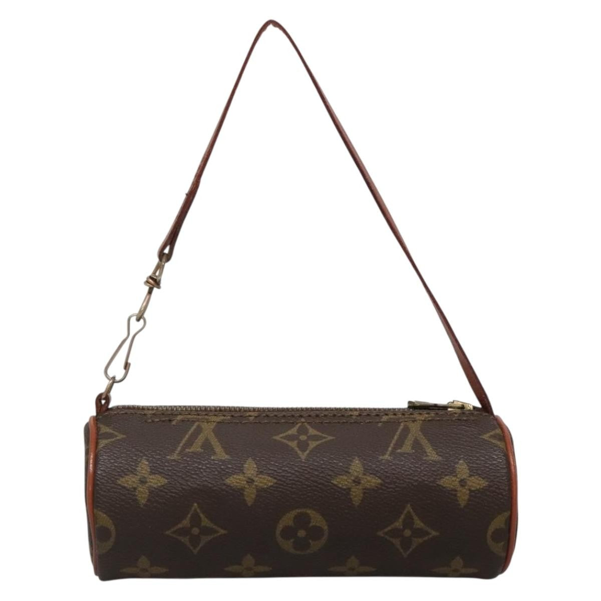 Louis Vuitton Papillon Pochette Monogram Canvas, BROWN, CANVAS, Handbag