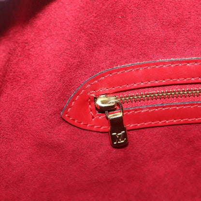 Louis Vuitton Lussac Handbag Epi Leather, RED, LEATHER, Shoulder bag