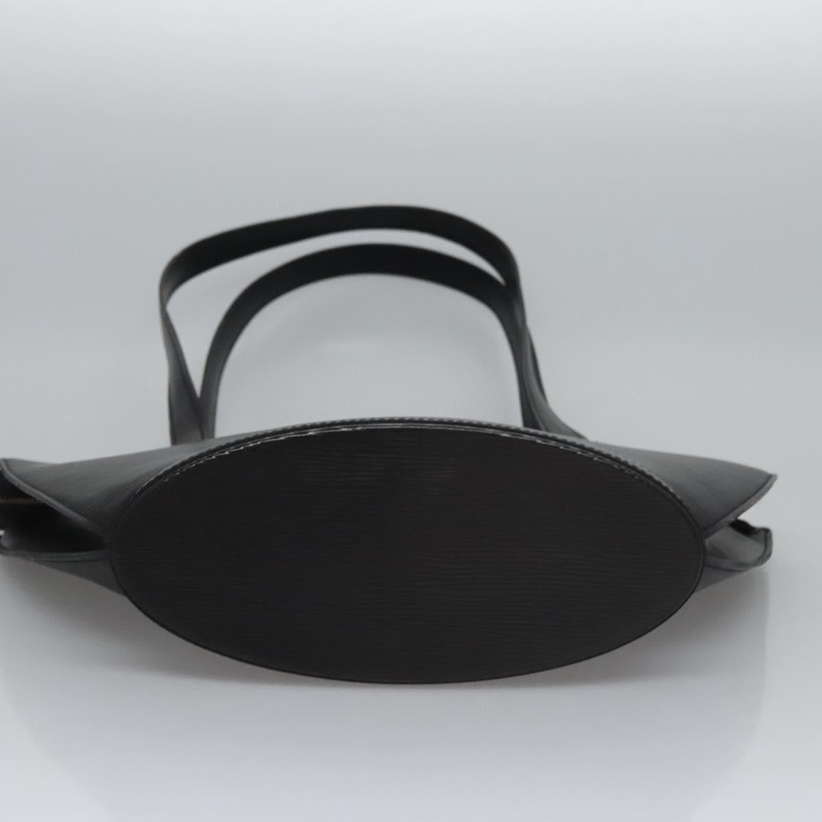 Louis Vuitton Saint Jacques Handbag Epi Leather, BLACK, LEATHER, Handbag