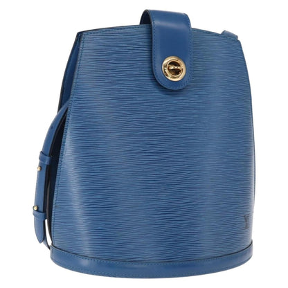 Louis Vuitton Cluny Shoulder Bag Epi Leather, BLUE, LEATHER, Shoulder bag