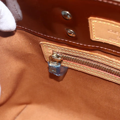 Louis Vuitton Reade Handbag Monogram Vernis, BROWN, PATENT_LEATHER, Handbag