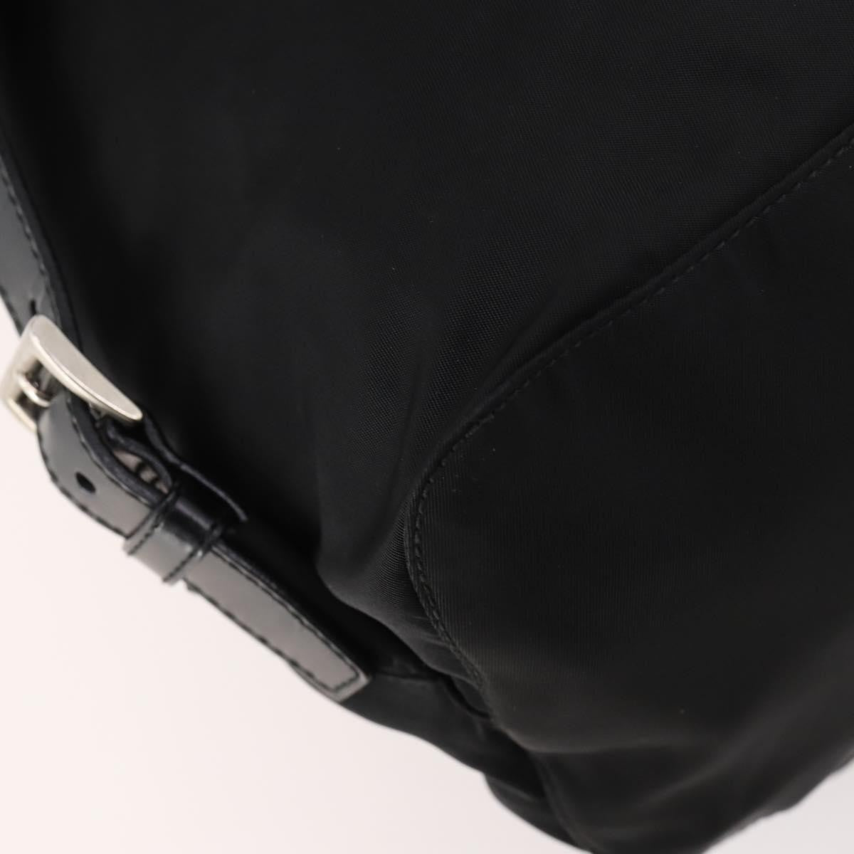 Prada Front Pocket Backpack Tessuto, BLACK, NYLON, Backpack
