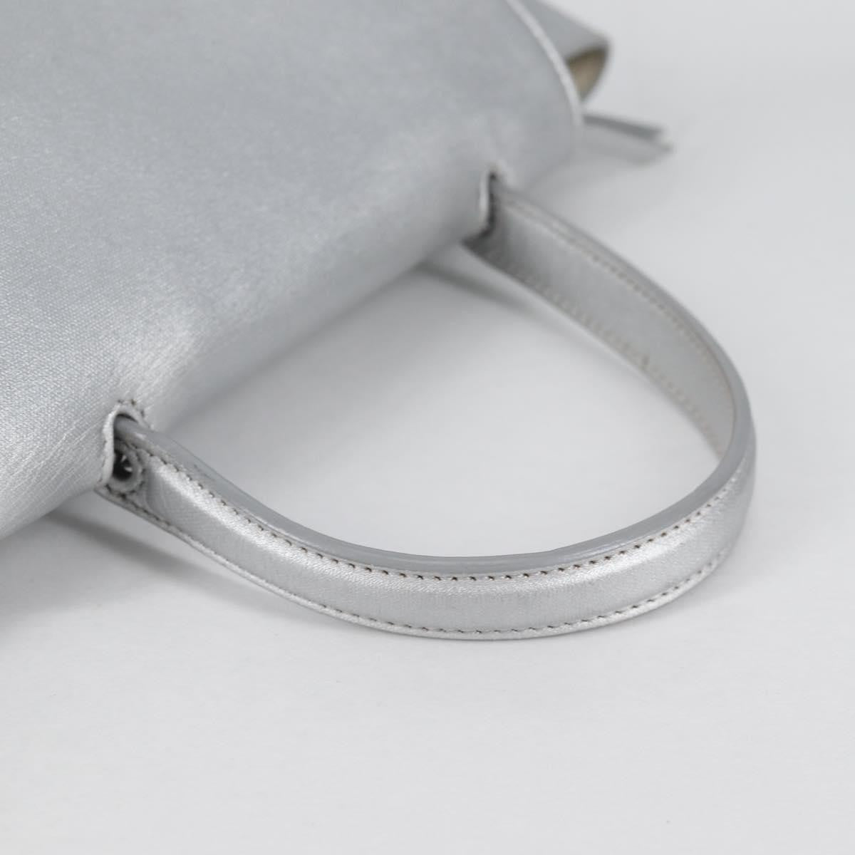 Celine Belt Bag Textured Leather, Silver, Leather, Handbag