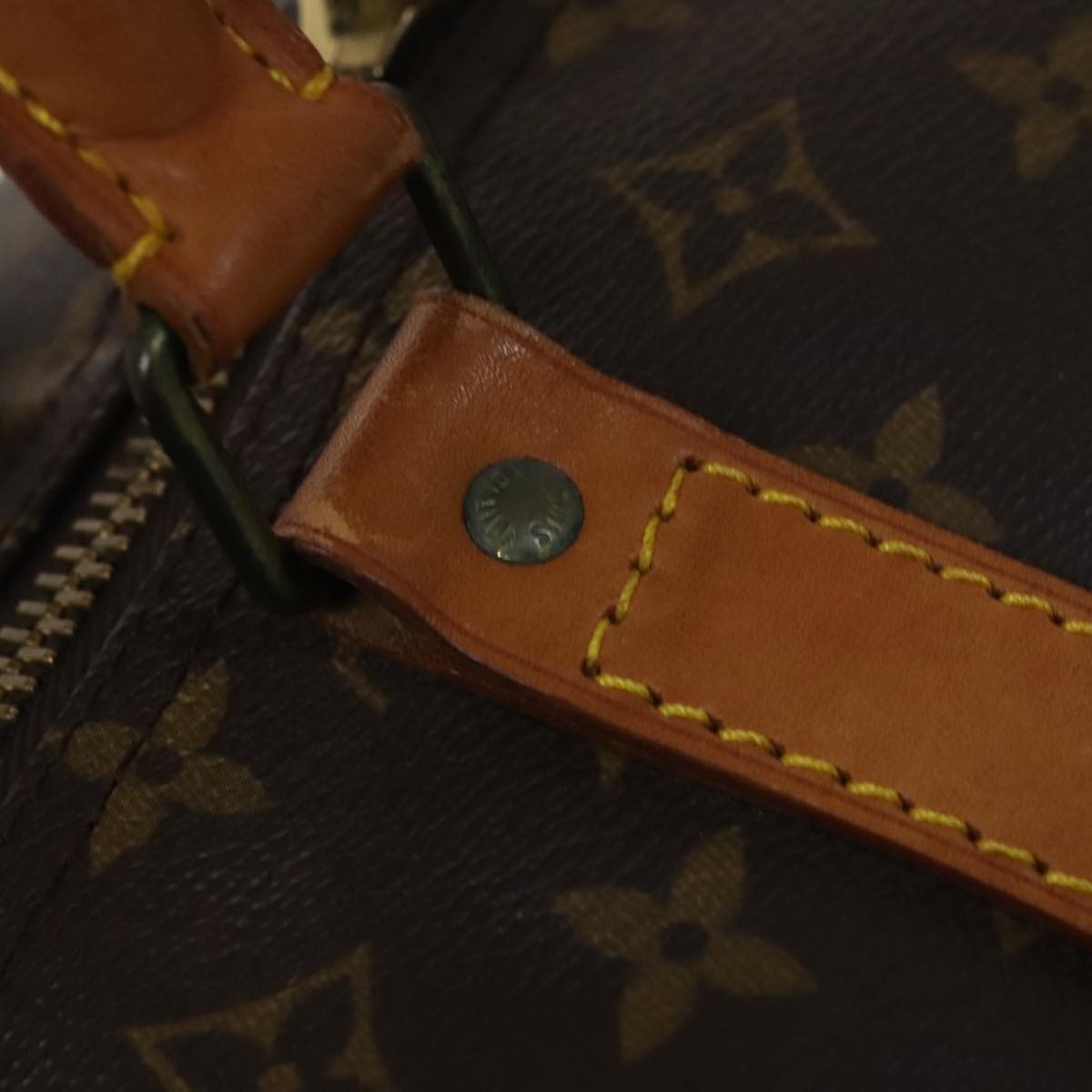 Louis Vuitton Keepall Bag Monogram Canvas, BROWN, CANVAS, Travel bag