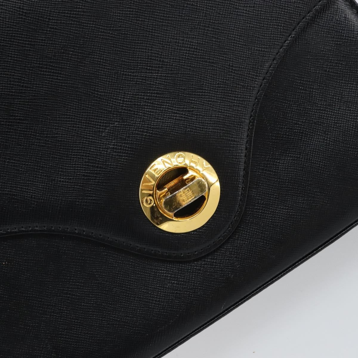 Givenchy Vintage Handbag Leather, BLACK, LEATHER, Handbag