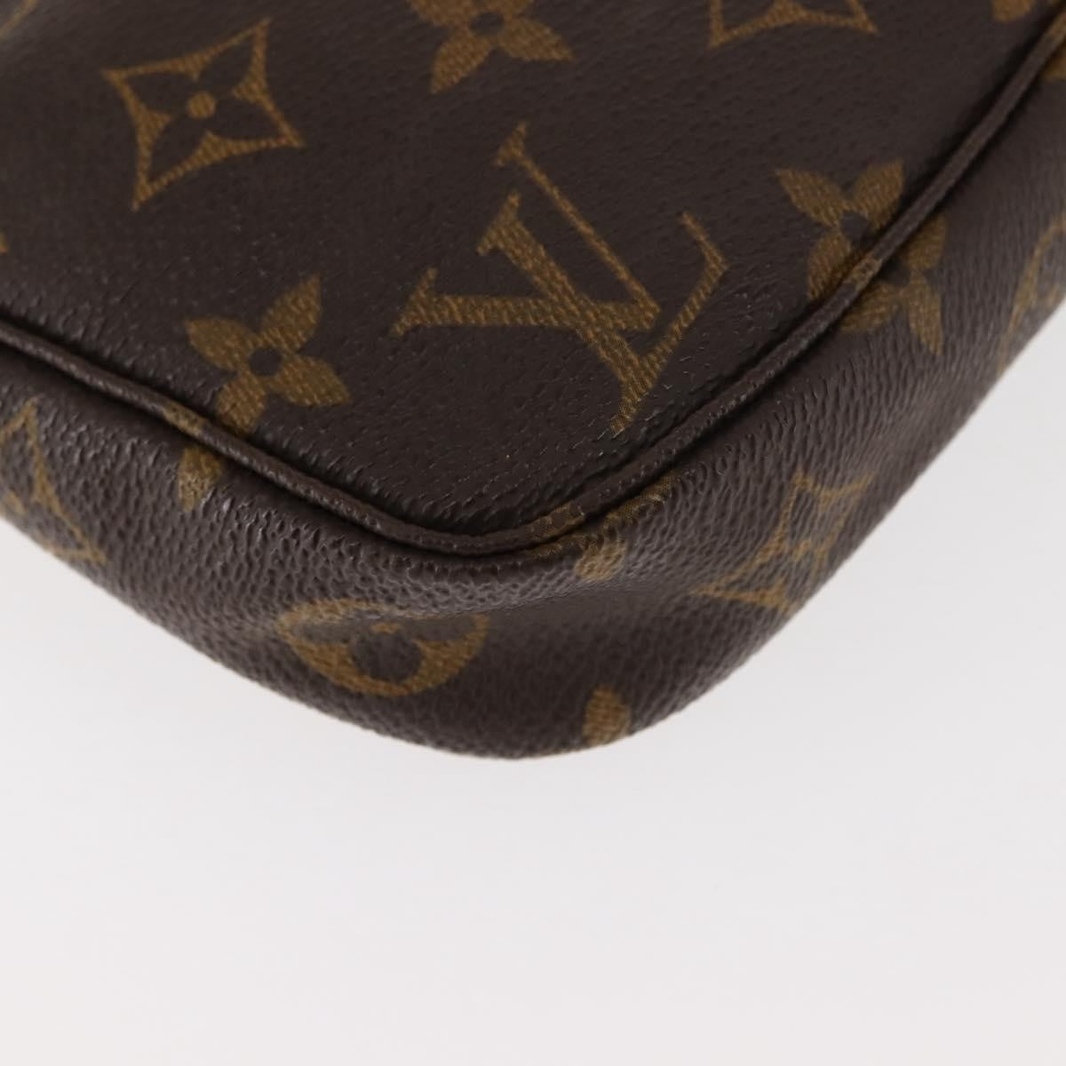 Louis Vuitton Pochette Accessoires NM Monogram Canvas, BROWN, CANVAS, Clutche & pouche