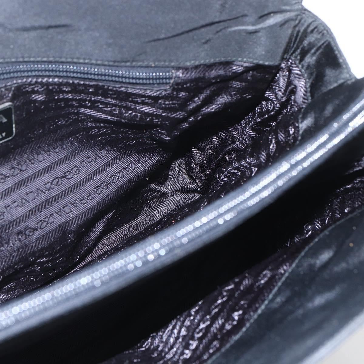 Prada Vintage Shoulder Bag Tessuto, BLACK, NYLON, Shoulder bag