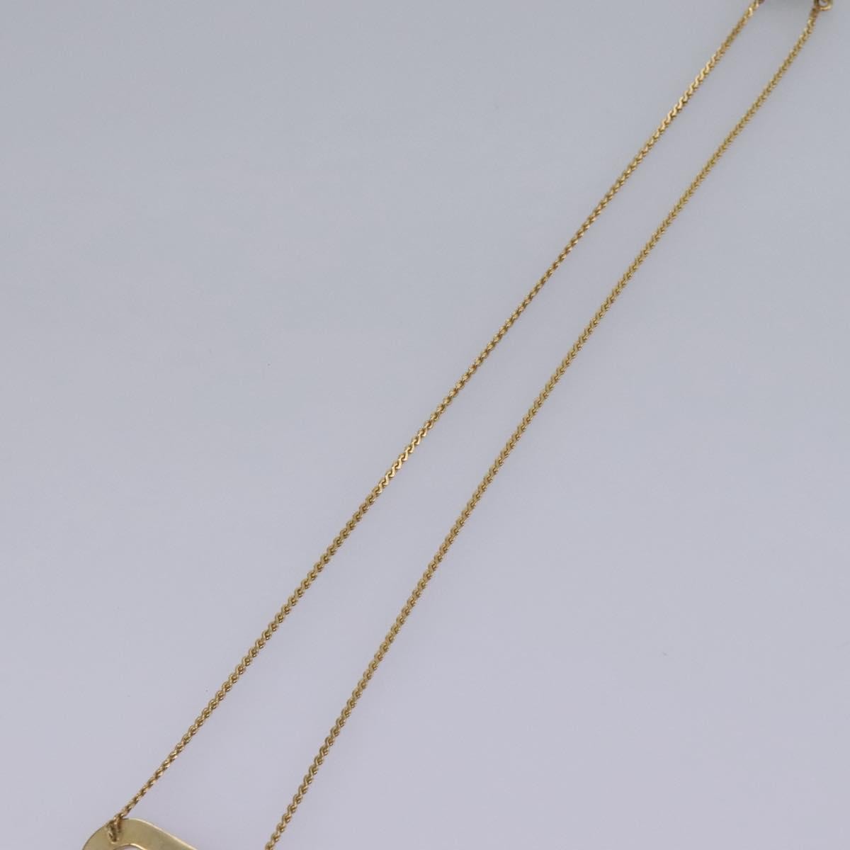 Christian Dior CD Pendant Necklace Gold-plated, GOLD, METAL, Necklace