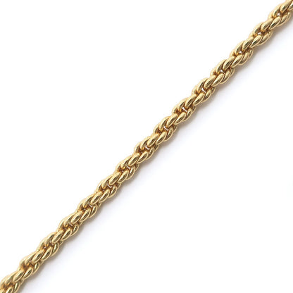 Christian Dior Vintage CD Pendant Necklace Metal, GOLD, GOLD_PLATED, Necklace
