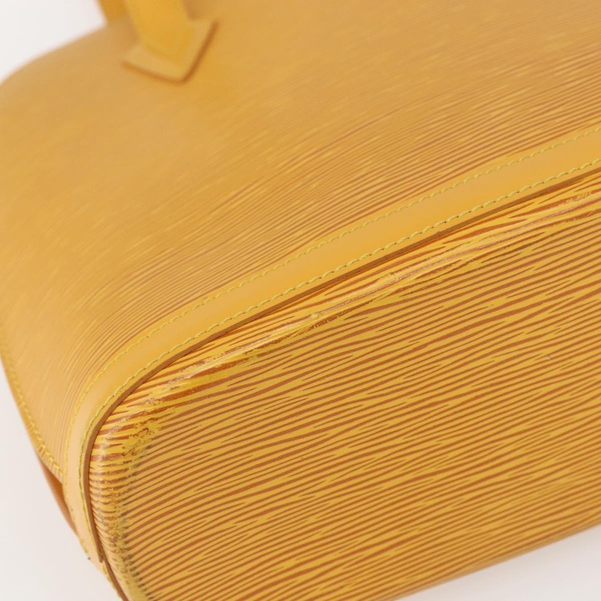 Louis Vuitton Lussac Handbag Epi Leather, YELLOW, LEATHER, Shoulder bag