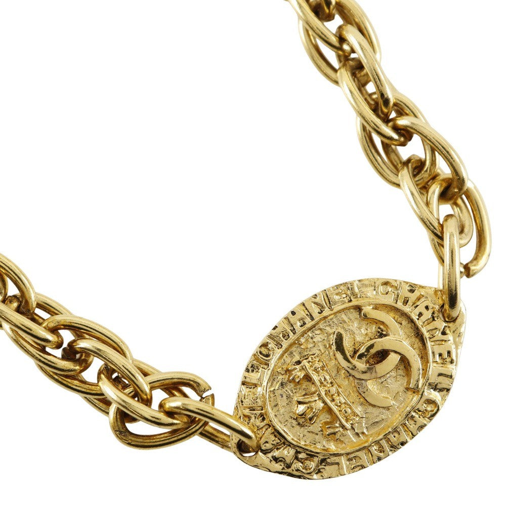 Chanel Coco Long Necklace Gold-plated, GOLD, GOLD_PLATED, Necklace
