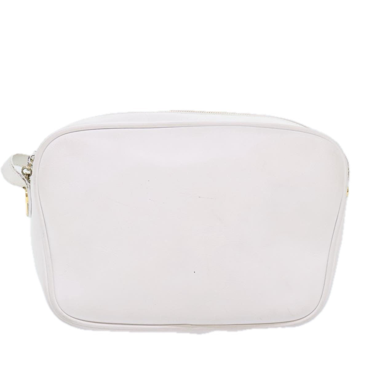 Salvatore Ferragamo Gancini Crossbody Bag Leather, GOLD, LEATHER, Shoulder bag