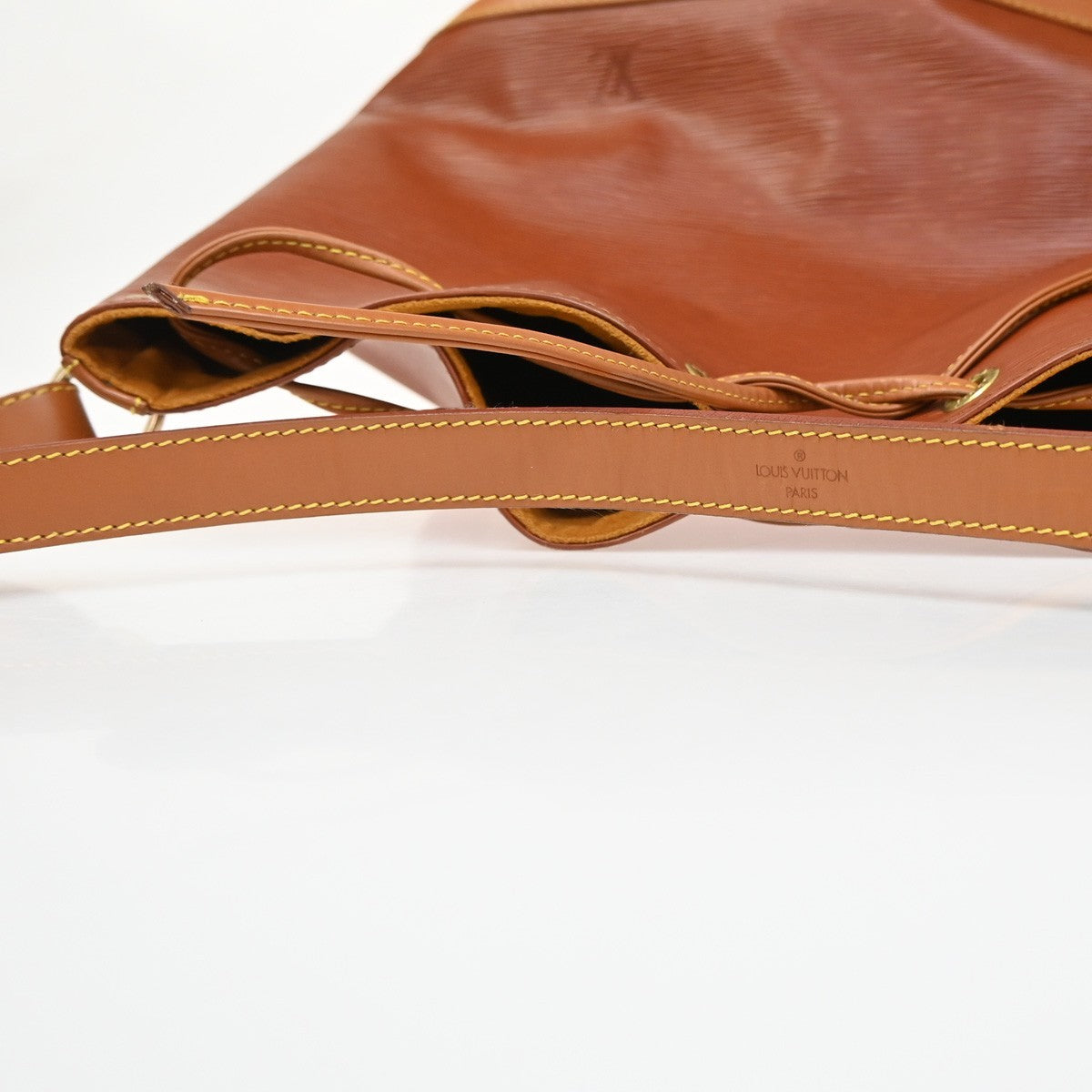 Louis Vuitton Noe Handbag Epi Leather, BROWN, LEATHER, Shoulder bag