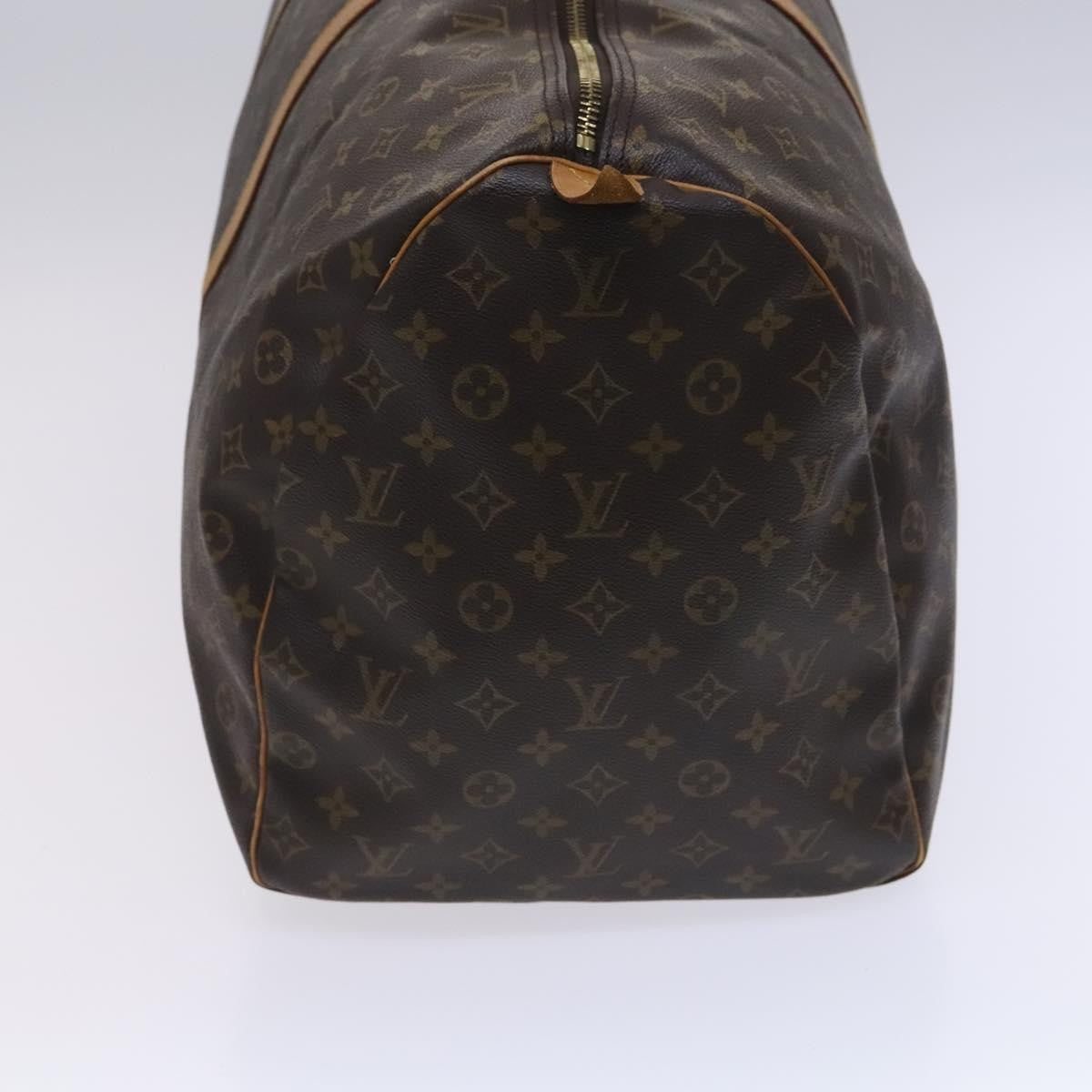 Louis Vuitton Keepall Bag Monogram Canvas, BROWN, CANVAS, Travel bag