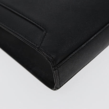 Burberry Zip Pouch Leather, BLACK, LEATHER, Clutche & pouche