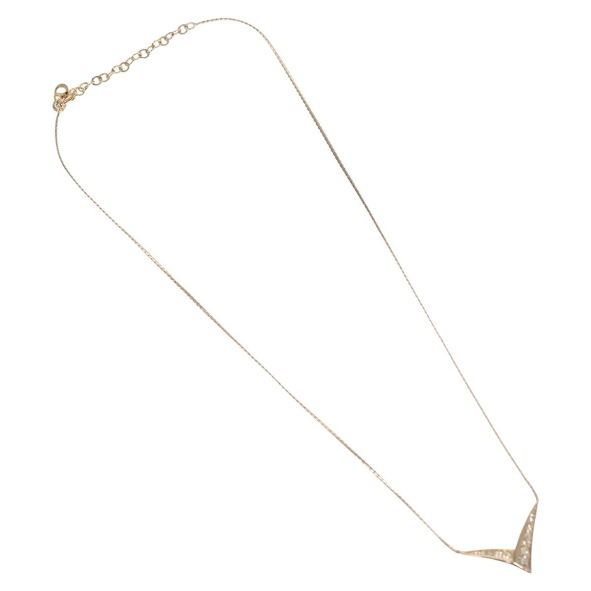Christian Dior Collar Necklace Metal with Faux Pearls, GOLD, METAL, Necklace