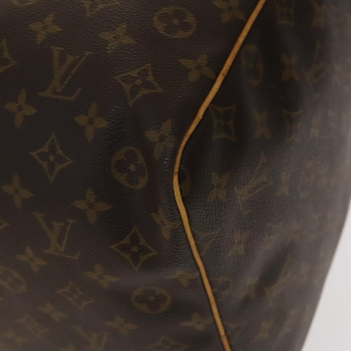 Louis Vuitton Keepall Bag Monogram Canvas, BROWN, CANVAS, Travel bag