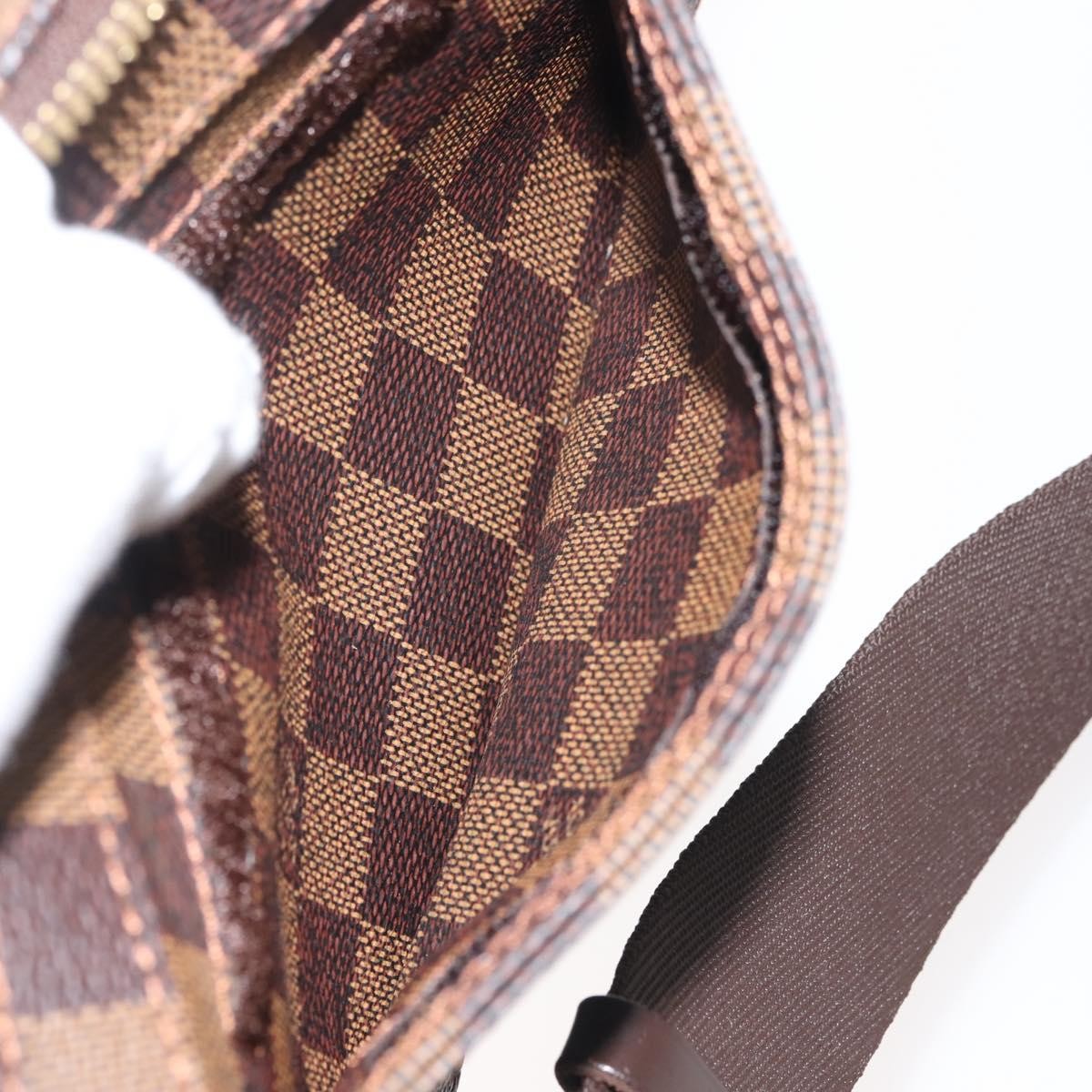 Louis Vuitton Geronimos Waist Bag Damier, BROWN, CANVAS, Shoulder bag