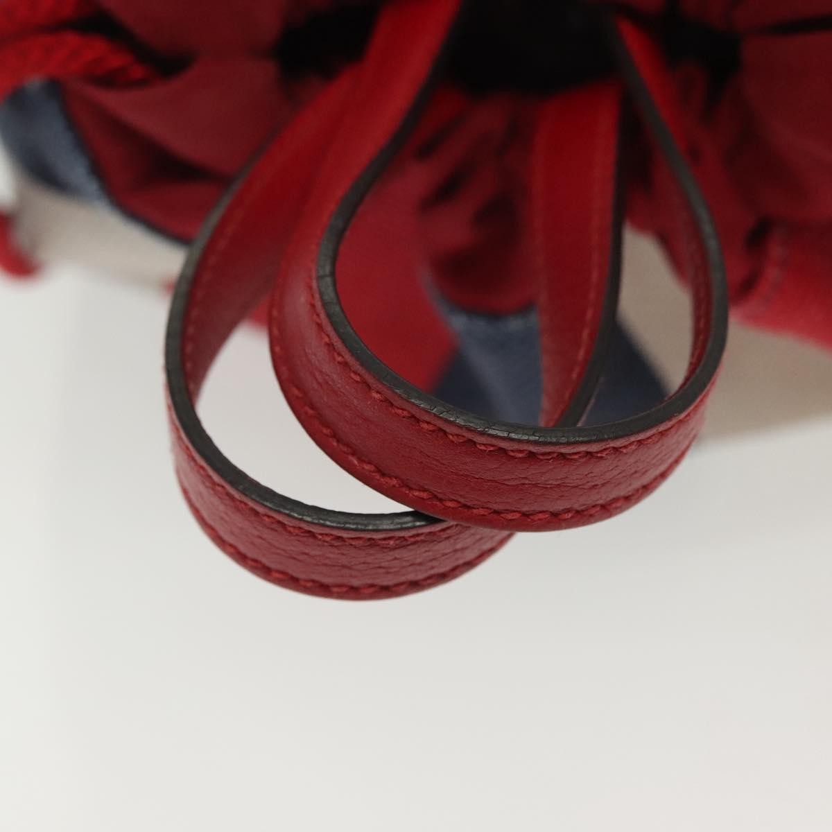 Gucci Logo Drawstring Backpack Striped Canvas, MULTICOLOUR, CANVAS, Backpack