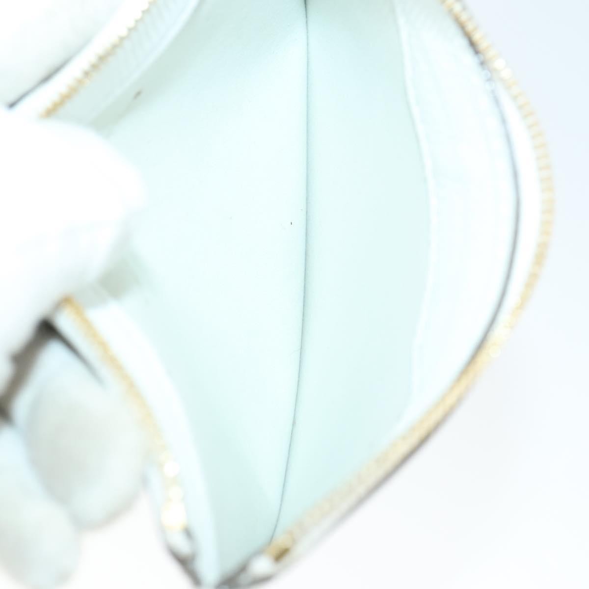 Louis Vuitton Flore Noe Handbag Perforated Leather, WHITE, LEATHER, Shoulder bag