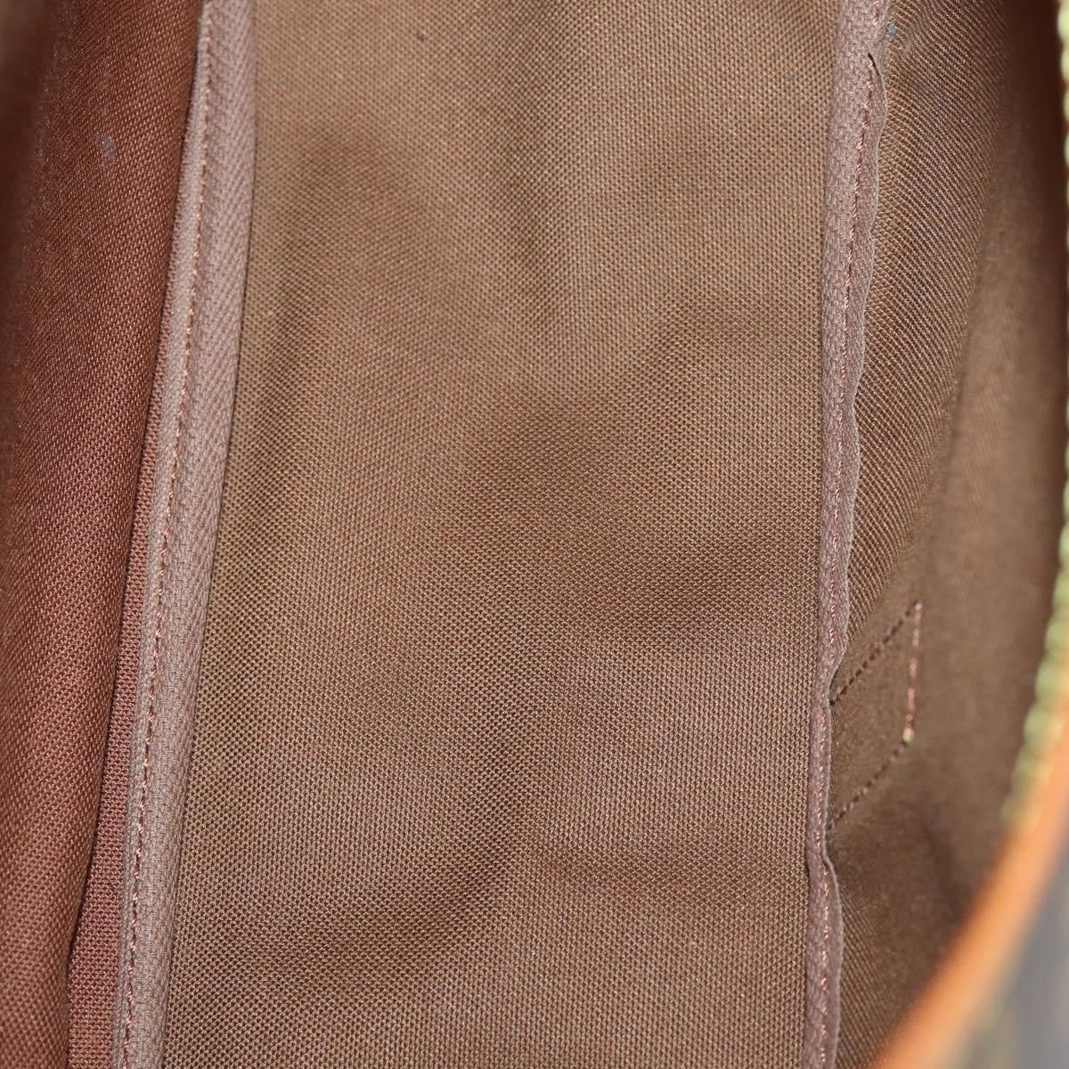 Louis Vuitton Saumur Handbag Monogram Canvas, BROWN, CANVAS, Handbag