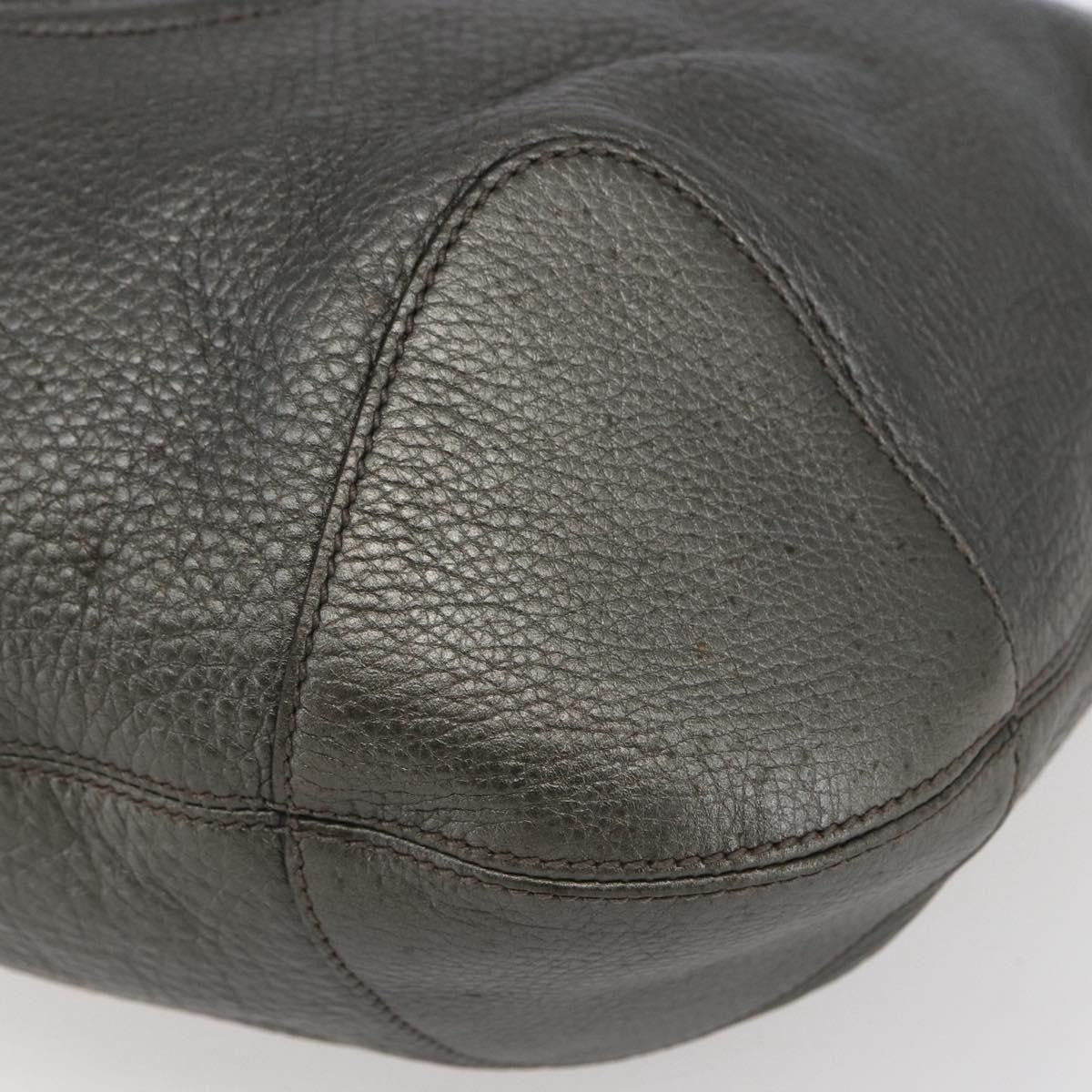 Gucci Soho Chain Hobo Leather, SILVER, LEATHER, Shoulder bag
