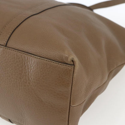 Gucci Vintage tote Leather, BROWN, LEATHER, Tote bag